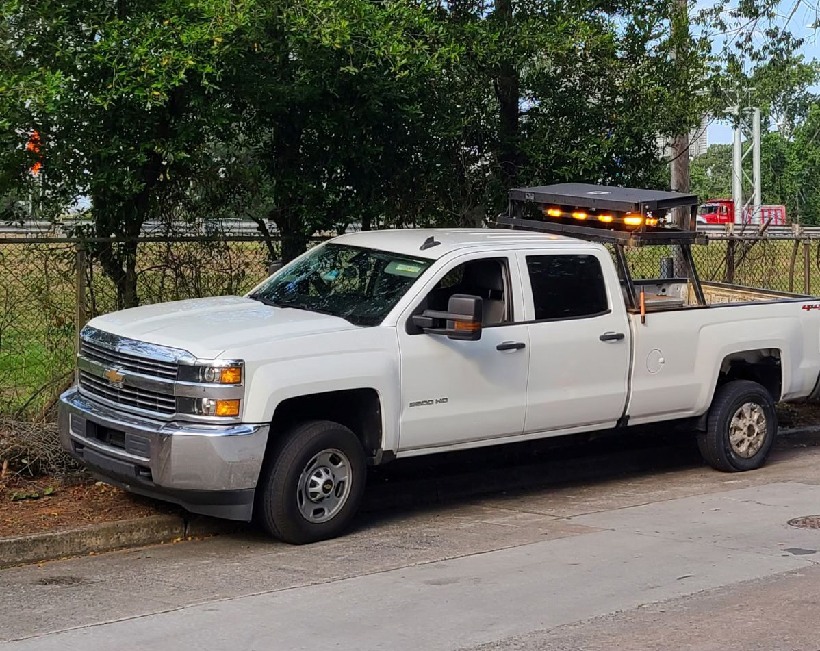 White Pickup Truck